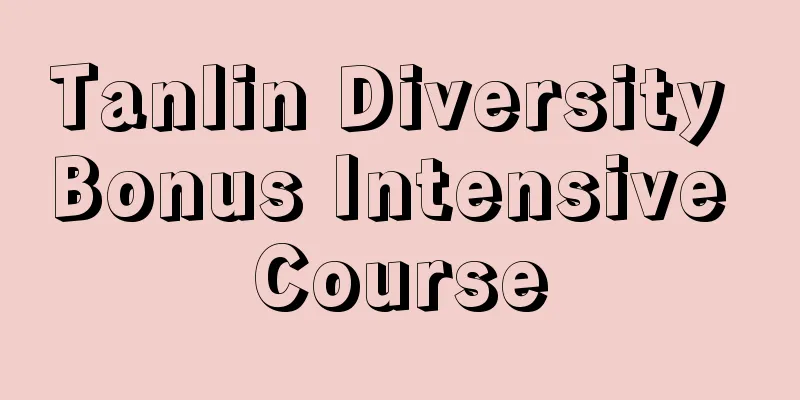 Tanlin Diversity Bonus Intensive Course