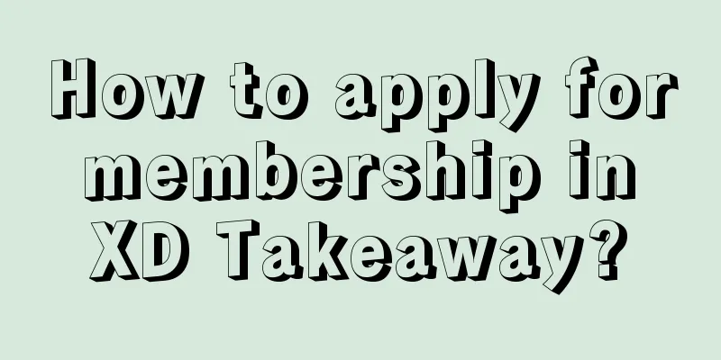 How to apply for membership in XD Takeaway?