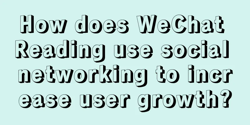 How does WeChat Reading use social networking to increase user growth?