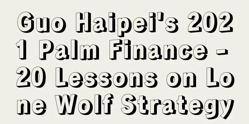 Guo Haipei's 2021 Palm Finance - 20 Lessons on Lone Wolf Strategy