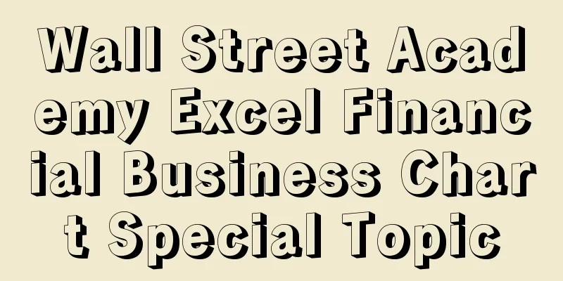 Wall Street Academy Excel Financial Business Chart Special Topic