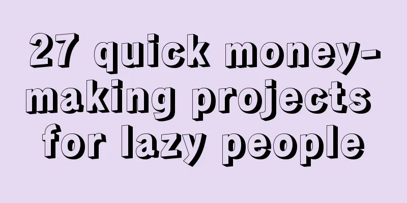 27 quick money-making projects for lazy people