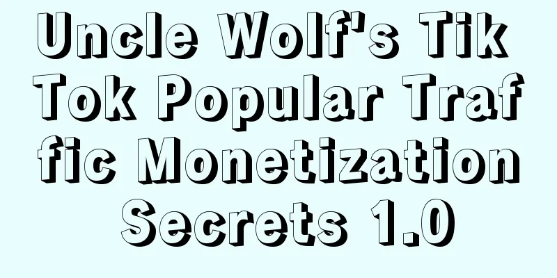 Uncle Wolf's Tik Tok Popular Traffic Monetization Secrets 1.0