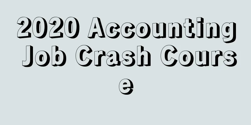 2020 Accounting Job Crash Course