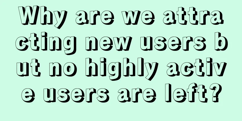 Why are we attracting new users but no highly active users are left?