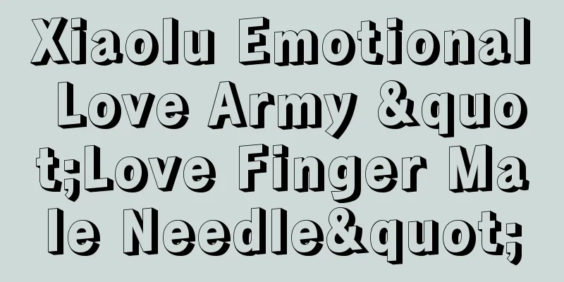 Xiaolu Emotional Love Army "Love Finger Male Needle"