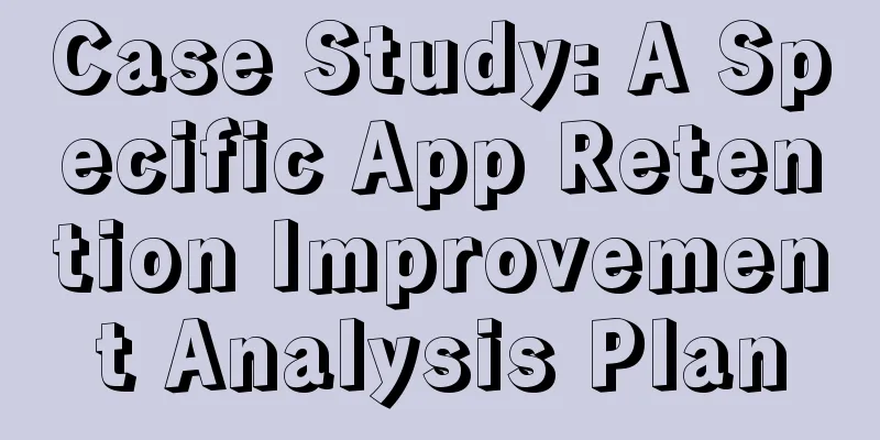 Case Study: A Specific App Retention Improvement Analysis Plan