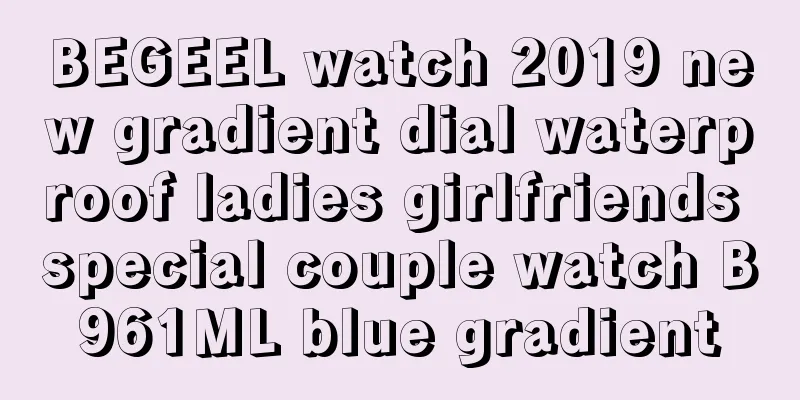 BEGEEL watch 2019 new gradient dial waterproof ladies girlfriends special couple watch B961ML blue gradient