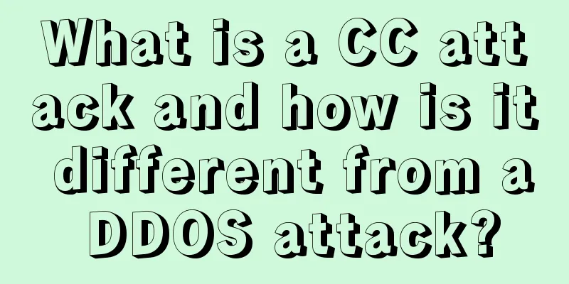 What is a CC attack and how is it different from a DDOS attack?