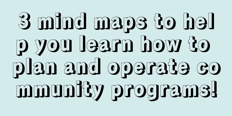 3 mind maps to help you learn how to plan and operate community programs!