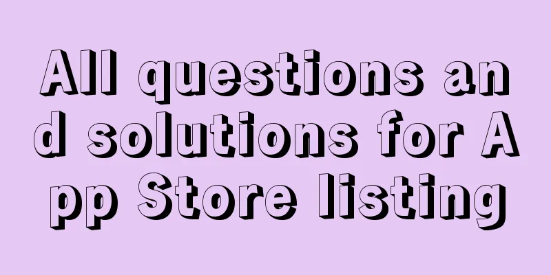 All questions and solutions for App Store listing