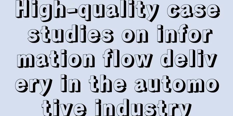 High-quality case studies on information flow delivery in the automotive industry