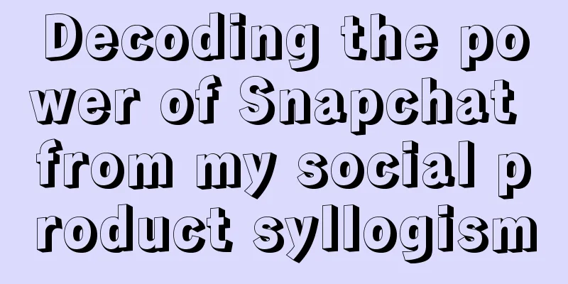 Decoding the power of Snapchat from my social product syllogism