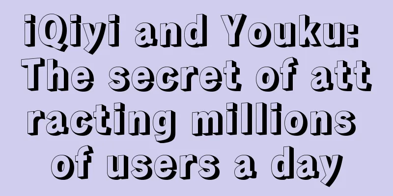 iQiyi and Youku: The secret of attracting millions of users a day