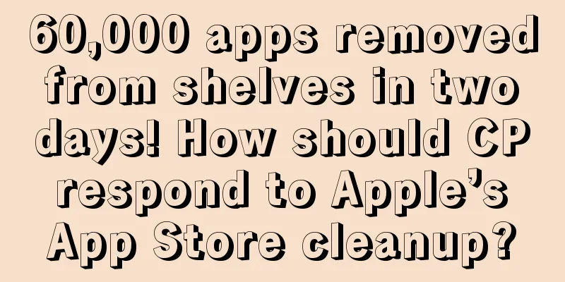 60,000 apps removed from shelves in two days! How should CP respond to Apple’s App Store cleanup?