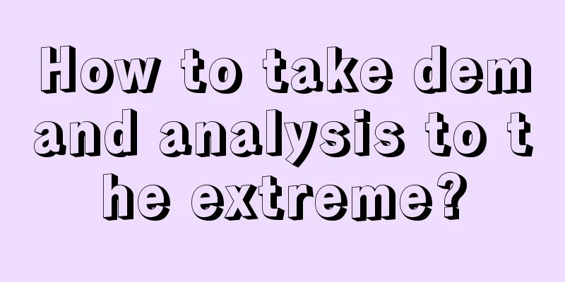 How to take demand analysis to the extreme?