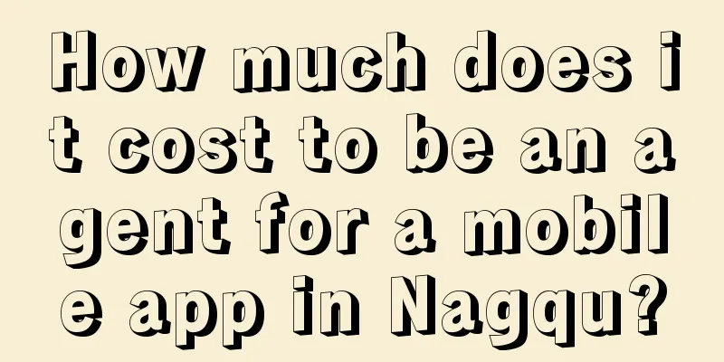 How much does it cost to be an agent for a mobile app in Nagqu?