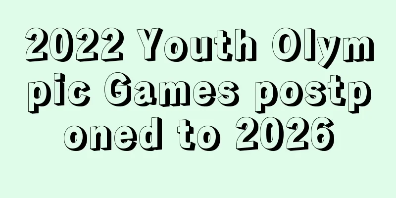 2022 Youth Olympic Games postponed to 2026