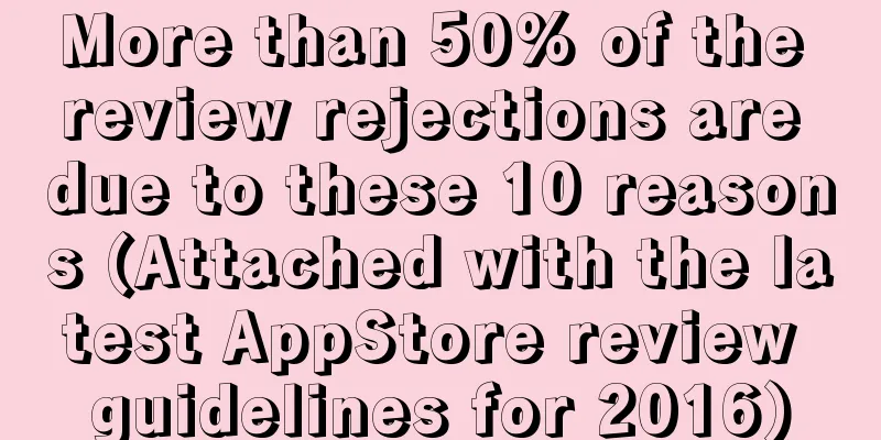 More than 50% of the review rejections are due to these 10 reasons (Attached with the latest AppStore review guidelines for 2016)