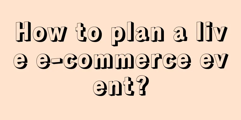 How to plan a live e-commerce event?