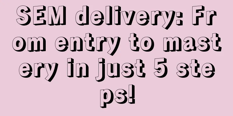 SEM delivery: From entry to mastery in just 5 steps!