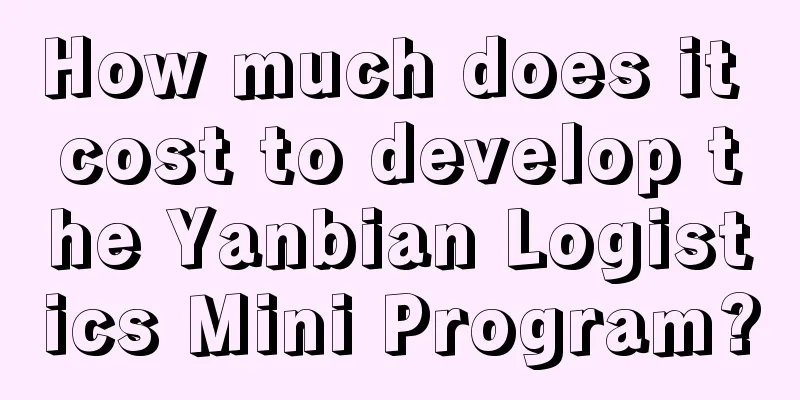 How much does it cost to develop the Yanbian Logistics Mini Program?