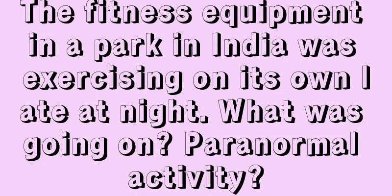 The fitness equipment in a park in India was exercising on its own late at night. What was going on? Paranormal activity?