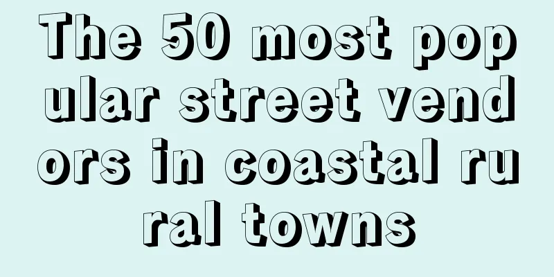 The 50 most popular street vendors in coastal rural towns