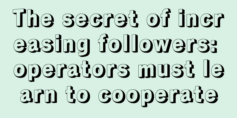 The secret of increasing followers: operators must learn to cooperate