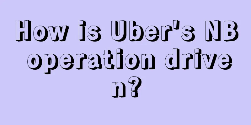 How is Uber's NB operation driven?