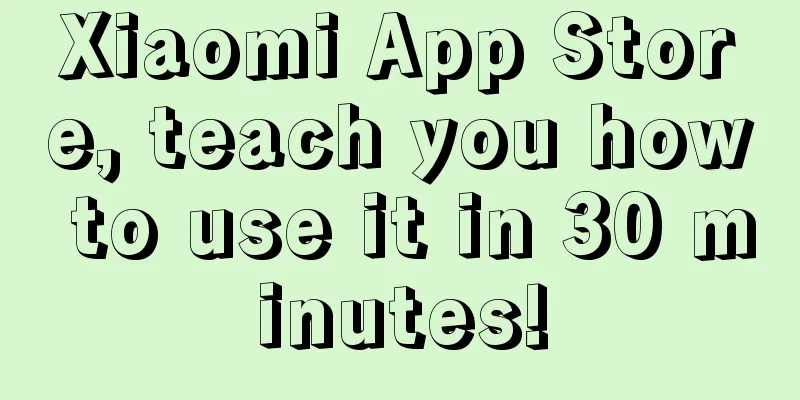 Xiaomi App Store, teach you how to use it in 30 minutes!