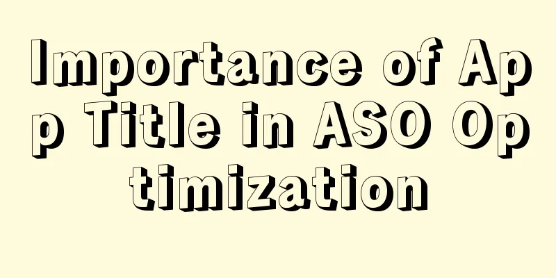 Importance of App Title in ASO Optimization