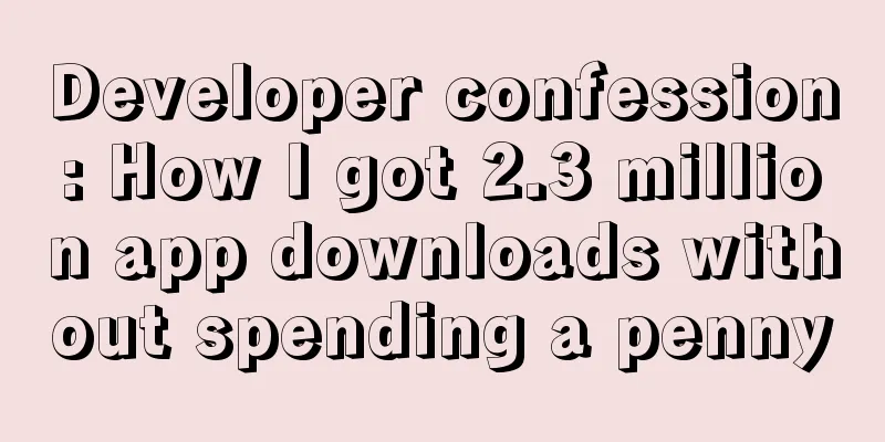 Developer confession: How I got 2.3 million app downloads without spending a penny