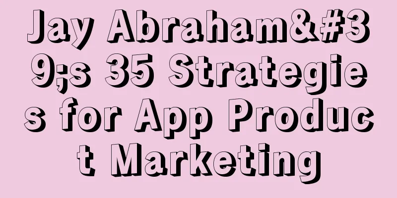 Jay Abraham's 35 Strategies for App Product Marketing