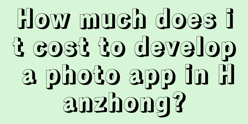 How much does it cost to develop a photo app in Hanzhong?