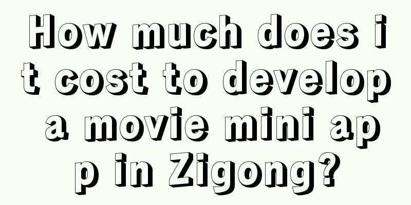 How much does it cost to develop a movie mini app in Zigong?