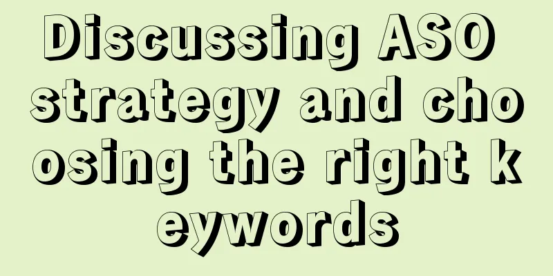 Discussing ASO strategy and choosing the right keywords