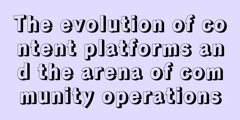 The evolution of content platforms and the arena of community operations