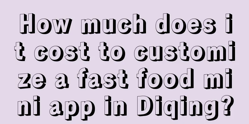 How much does it cost to customize a fast food mini app in Diqing?