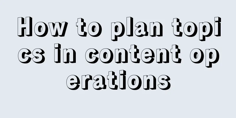 How to plan topics in content operations