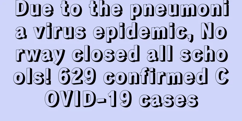 Due to the pneumonia virus epidemic, Norway closed all schools! 629 confirmed COVID-19 cases