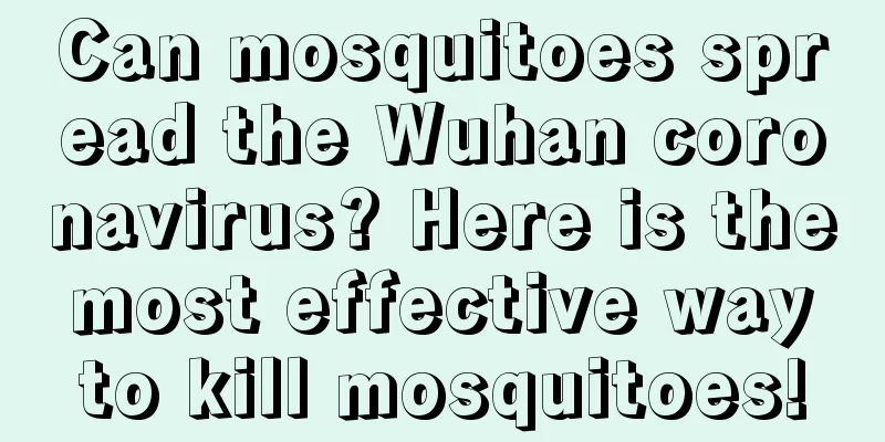 Can mosquitoes spread the Wuhan coronavirus? Here is the most effective way to kill mosquitoes!