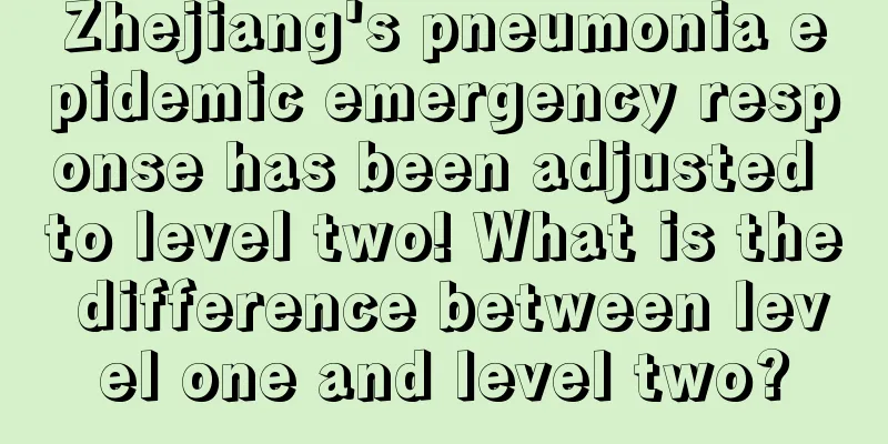 Zhejiang's pneumonia epidemic emergency response has been adjusted to level two! What is the difference between level one and level two?