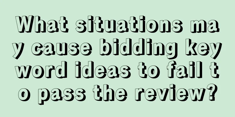 What situations may cause bidding keyword ideas to fail to pass the review?