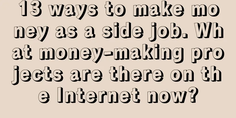 13 ways to make money as a side job. What money-making projects are there on the Internet now?