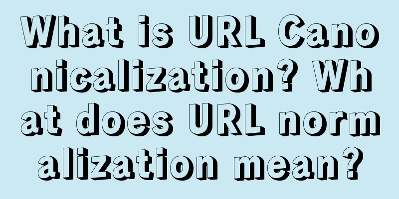 What is URL Canonicalization? What does URL normalization mean?