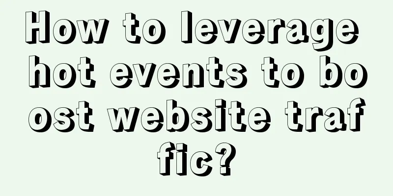 How to leverage hot events to boost website traffic?