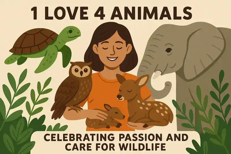 Animal welfare: Celebrating love and care for wild animals.