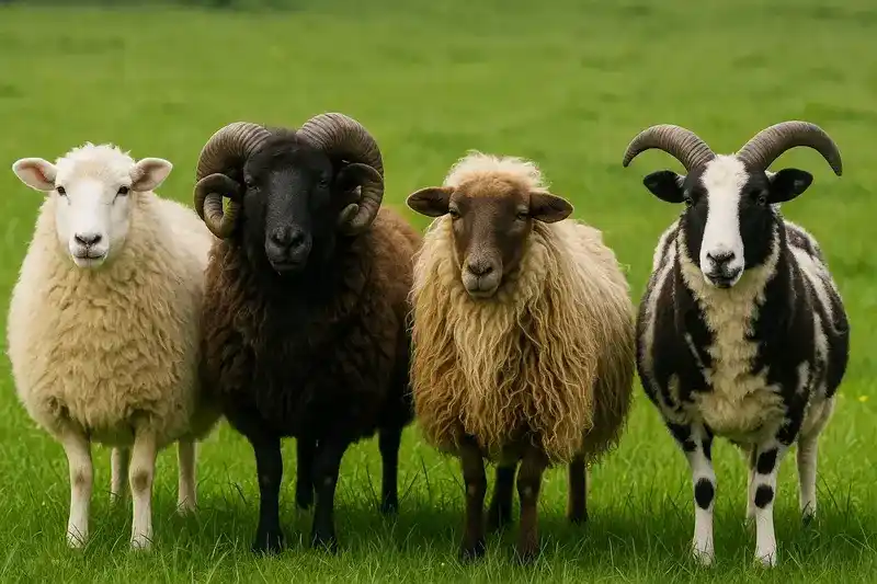 15 types of sheep, their characteristics and pictures